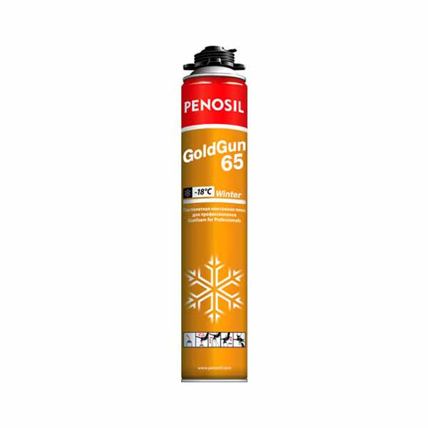 Пена монтажная ПРОФ Penosil Gold Gun (золотой баллон) 65 зимняя 875 мл
