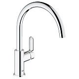 Смеситель для мойки Grohe Bau Edge 31367000 (поворотный трубкообразный излив)