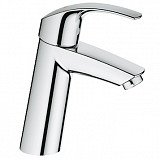 Смеситель для раковины Grohe Eurosmart 23324001 (гладкий корпус, средний излив)