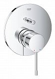 Смеситель однорычажный для ванны Grohe Essence, круглая розетка, хром