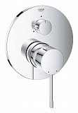 Внешняя часть смесителя для ванны Grohe Essence с переключателем на 3 положения, хром