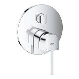 Смеситель Grohe PLUS однорычажный с переключателем на три положения, хром