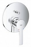 Смеситель однорычажный для ванны Grohe Lineare New, круглая розетка, хром