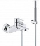 Смеситель для ванны Grohe Lineare New с душевым гарнитуром, хром