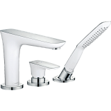 Смеситель на край ванны Hansgrohe PuraVida, на 3 отверстия