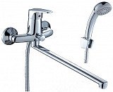 Смеситель для ванны с плоским изливом D40-33(САМОВЫВОЗ)