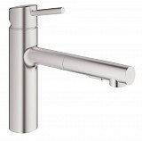 Смеситель для кухни Grohe Concetto, суперсталь