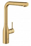 Смеситель для кухни Grohe Essence New с выдвижным изливом, холодный рассвет матовый
