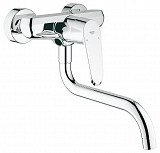 Смеситель для кухни Grohe Eurodisc Cosmopolitan, настенный с низким изливом, хром