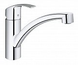 Смеситель для кухни Grohe Eurosmart new с низким изливом и энергосберегающим картриджем, хром