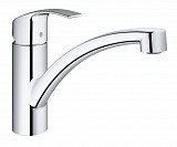 Смеситель для кухни Grohe Eurosmart new с низким изливом и энергосберегающим картриджем, хром