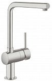 Смеситель для кухни Grohe Minta с L-изливом, суперсталь