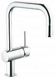 Смеситель для кухни Grohe Minta с выдвижным U-изливом, хром