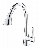 Смеситель для кухни Grohe Zedra New с выдвижной лейкой, хром