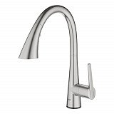 Смеситель для кухни Grohe Zedra Touch сенсорный однорычажный, суперсталь