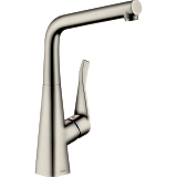 Смеситель для кухни Hansgrohe Metris M71, 320, 1jet, сталь