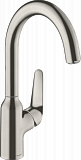 Кухонный смеситель  Hansgrohe Focus M42 однорычажный, 220, 1jet, сталь