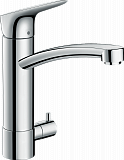 Смеситель Hansgrohe Logis 220 кухонный, однорычажный, с запорным вентилем