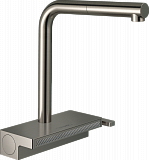 Кухонный смеситель Hansgrohe Aquno Select M81 однорычажный, 250, с вытяжным душем, 2jet, sBox, сталь