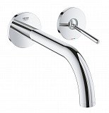 Смеситель Grohe Atrio New Joy для раковины на 2 отверстия, настенный монтаж, излив 221, хром