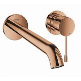Смеситель для раковины Grohe Essence+ на 2 отверстия (вынос 230 мм), внешняя часть, теплый закат глянец