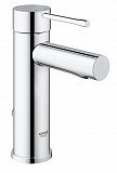 Смеситель для раковины Grohe Essence+ с цепочкой и низким изливом, хром