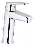 Смеситель для раковины Grohe Eurodisc Cosmopolitan с донным клапаном, уменьшенный, хром