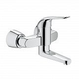 Смеситель для раковины Grohe Euroeco Special (вынос 214 мм, длина рычага 120 мм), хром