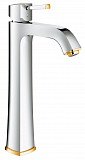 Смеситель для раковины Grohe Grandera, свободностоящий, хром/золото