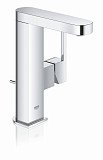 Смеситель однорычажный для раковины Grohe Plus со сливным гарнитуром, поворотный излив, M-Size, 5,7 л/мин