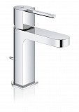 Смеситель однорычажный для раковины Grohe Plus, со сливным гарнитуром, S-Size