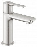Смеситель для раковины Grohe Lineare New с донным клапаном, суперсталь