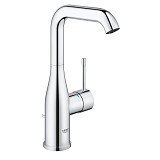 Смеситель для раковины GROHE Essence+  с высоким изливом, сливной гарнитур