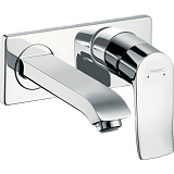 Смеситель для раковины Hansgrohe Metris S, скрытый монтаж