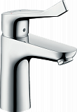 Смеситель для раковины Hansgrohe Focus 100, без сливного набора, с длинной рукояткой