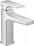 Смеситель Hansgrohe Metropol для раковины 110, однорычажный, с рычаговой рукояткой, со сливным клапаном Push-Open, хром