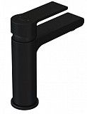 Смеситель для раковины Cersanit BRASKO BLACK, сливной гарнитур, черный, 63107
