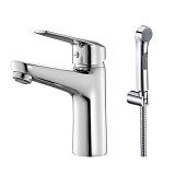 Смеситель для умывальника с гигиеническим душем Iddis Torr