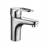 Смеситель Decoroom DR67011 одноручный  для умывальника монолитный, хром