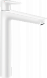Смеситель для раковины Hansgrohe Talis E 240, однорычажный, без сливного набора, белый матовый