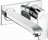 Смеситель Hansgrohe Metris для раковины, однорычажный, излив 225 мм, скрытый монтаж