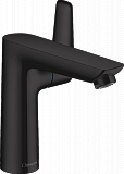 Смеситель для раковины Hansgrohe Talis E 150, однорычажный, со сливным гарнитуром, черный матовый
