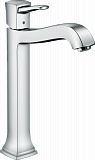 Смеситель Hansgrohe Metropol Classic для раковины 260 однорычажный, со сливным гарнитуром, для раковин в форме таза, хром