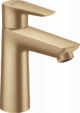 Смеситель для раковины Hansgrohe Talis E 110, однорычажный, со сливным гарнитуром, бронза