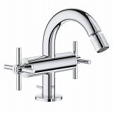 Смеситель двухвентильный Grohe Atrio New для биде на 1 отверстие, хром