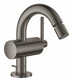 Смеситель однорычажный Grohe Atrio New для биде на 1 отверстие, темный графит матовый