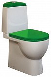 Унитаз-компакт Sanita Luxe Best Color Green сиденье дюропласт с микролифтом