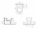 Биде напольное Vitra S20 54 см