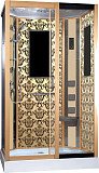 Душевая кабина NIAGARA LUX 7711G R, низкий поддон, 120х90х220, золото, правая