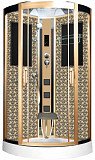 Душевая кабина NIAGARA LUX 7715G, низкий поддон, 90х90х220х, золото